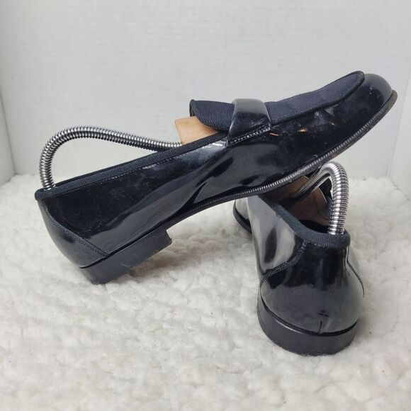 Salvatore Ferragamo Tuxedo Men’s Penny  Loafers Size 8 D Black Patent Leather main image 12